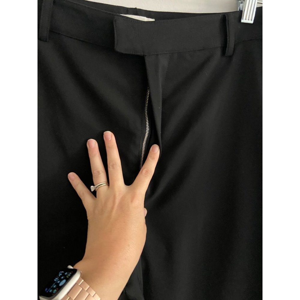 NWOT Good American Woven Trouser 2.0 Pants Black-sz 31 - Picture 9 of 9